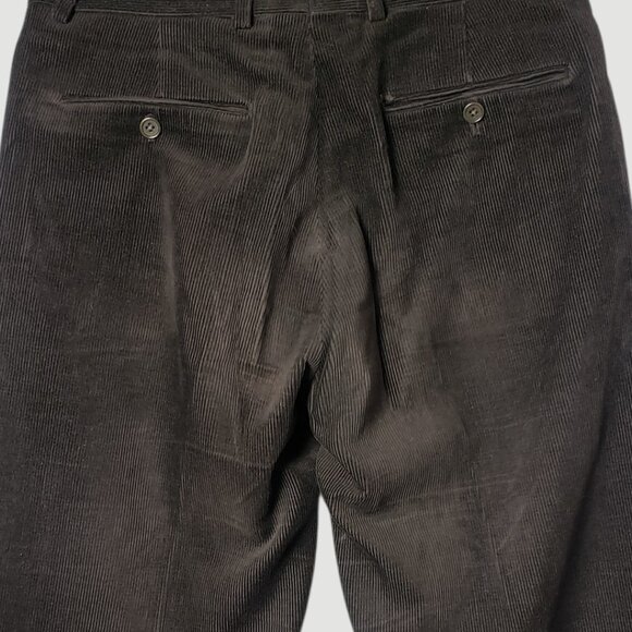Burberry London Shaldon Corduroy Mens Pants  Brown Size 32 - Picture 11 of 16